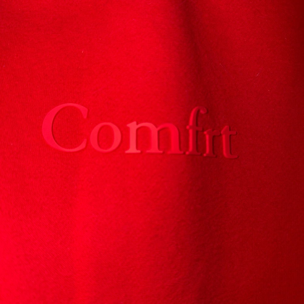 Minimalist Crimson Hoodie